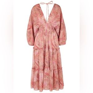 Misa Los Angeles Stefanya Dress Muted Pink Paisley